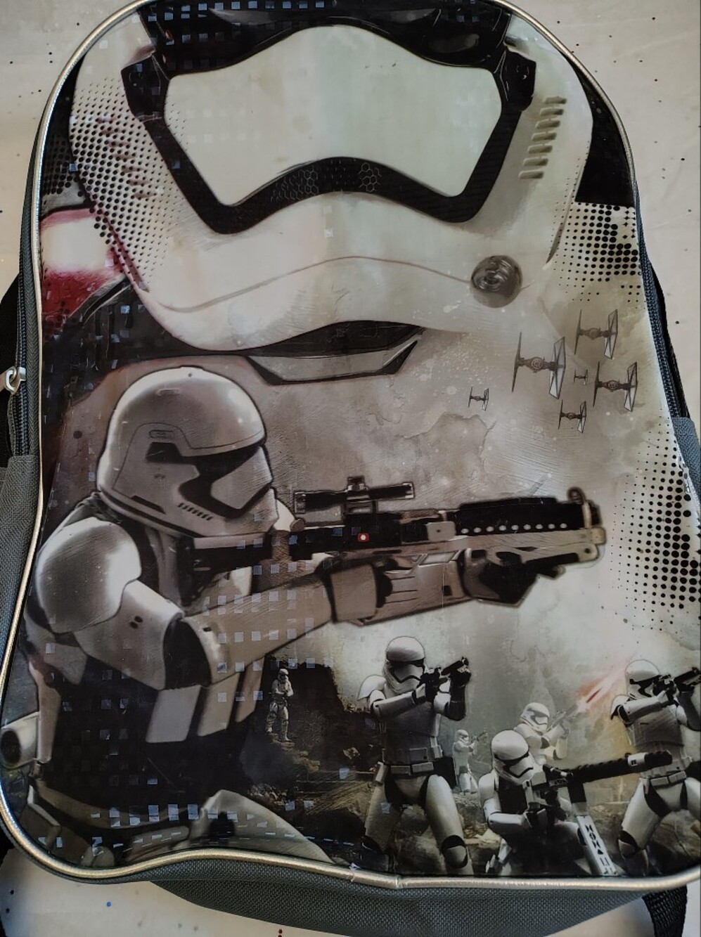 Star Wars Logo Tag Backpack - Black & Gray